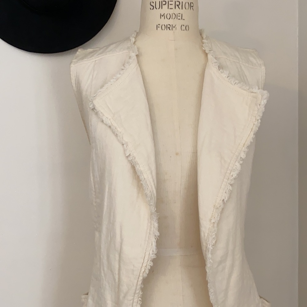 Anthropologie Elevenses Frayed Luna Vest - Picture 4 of 6